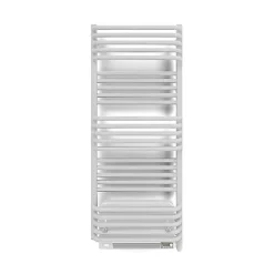 Matisere Sèche-serviette électrique blanc de 1180mm de haut et 600mm de large - 800 Watt - POL1180/600E8BBLO