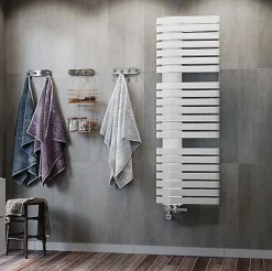 Matisere Sèche-serviette électrique blanc - (HxL) 925x500 mm - 800 (Watts) - 800 Watt - IRO925-500SE8BB