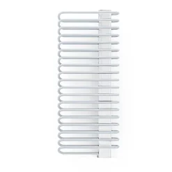 Matisere Sèche-serviette électrique blanc - (HxL) 1620x500 mm - 1000 (Watts) - 1000 Watt - MIC1620-500E8BB* Sèche-Serviettes Électrique