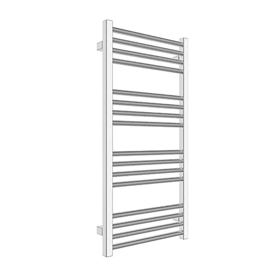 Matisere Sèche-serviette électrique chromé - (HxL) 660x500 mm - 200 Watt - 200 Watt - FIO660-500E1CRO