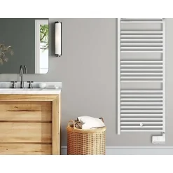 Thermor Sèche-serviette électrique CORSAIRE 2 blanc digital étroit 300W - - 473302* Sèche-Serviettes Mixte