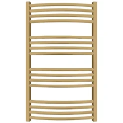 Matisere Sèche-serviette électrique doré de 1140mm de haut et 486mm de large - 500 Watt - LEN1140/486E1BRA* Sèche-Serviettes Électrique