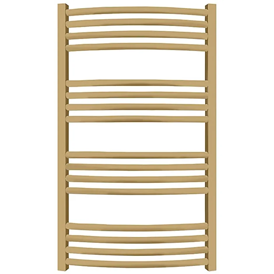 Matisere Sèche-serviette électrique doré de 1140mm de haut et 486mm de large - 500 Watt - LEN1140/486E1BRA* Sèche-Serviettes Électrique