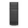 Matisere Sèche-serviette électrique noir de 1320mm de haut et 500mm de large - 800 Watt - CIT1320/500E8NBLO
