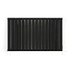 Matisere Sèche-serviette électrique noir thermostat wifi - HxL 630x1565mm - 1500 Watt - WAR630/1565ROE8NW