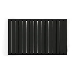 Matisere Sèche-serviette électrique noir thermostat wifi - HxL 630x1565mm - 1500 Watt - WAR630/1565ROE8NW