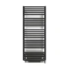 Matisere Sèche-serviette électrique noir de 1580mm de haut et 500mm de large - 800 Watt - POL1580/500E8NBLO