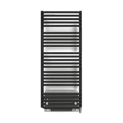 Matisere Sèche-serviette électrique noir de 1580mm de haut et 500mm de large - 800 Watt - POL1580/500E8NBLO