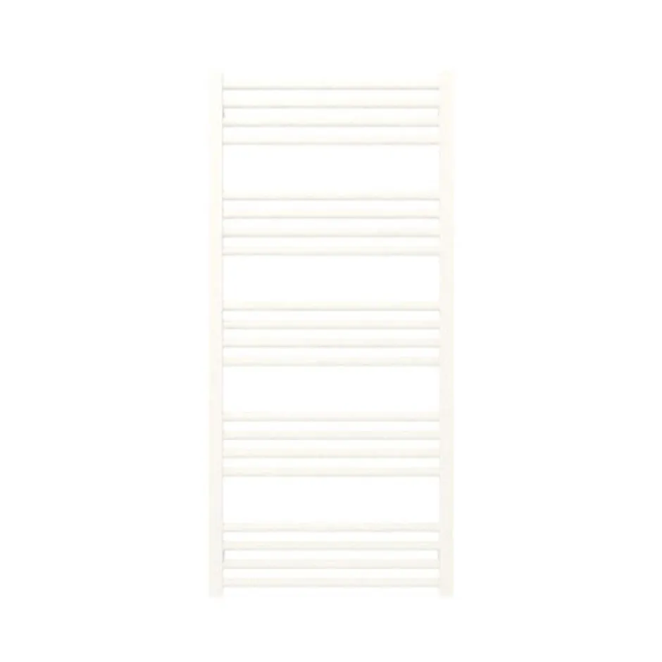 Matisere Sèche-serviette électrique programmable blanc - HxL 1140x400 mm - 400 Watt - FIO1140/400E1BP* Sèche-Serviettes Électrique