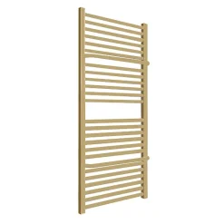 Matisere Sèche-serviette électrique programmable doré - HxL 1140x400mm - 400 Watt - LIM1140/400E1BRAP* Sèche-Serviettes Électrique