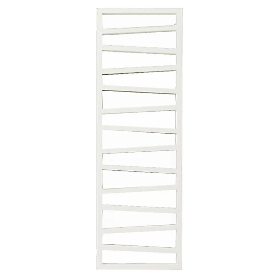Matisere Sèche-serviette électrique programmable blanc - HxL : 1310x500 mm - 600 Watt - ZIG1310/500E8BP* Sèche-Serviettes Électrique