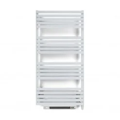 Matisere Sèche-serviette électrique soufflant blanc - HxL 1185x500 - 1000 Watt - QUA1185/500SE8BBLO