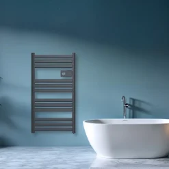 Thomson Sèche-serviette électrique sans fluide connecté WiFi 500W COSMO noir