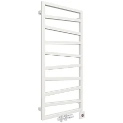 Matisere Sèche-serviette mixte blanc - (HxL) 1780x500mm - 600 Watt - 678 Watt - ZIG1780-500Z8B
