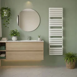 Matisere Sèche-serviette mixte blanc - (HxL) 1110x600mm - 1000 Watt - 924 Watt - WAR1110-600TBZ1B* Sèche-Serviettes Mixte