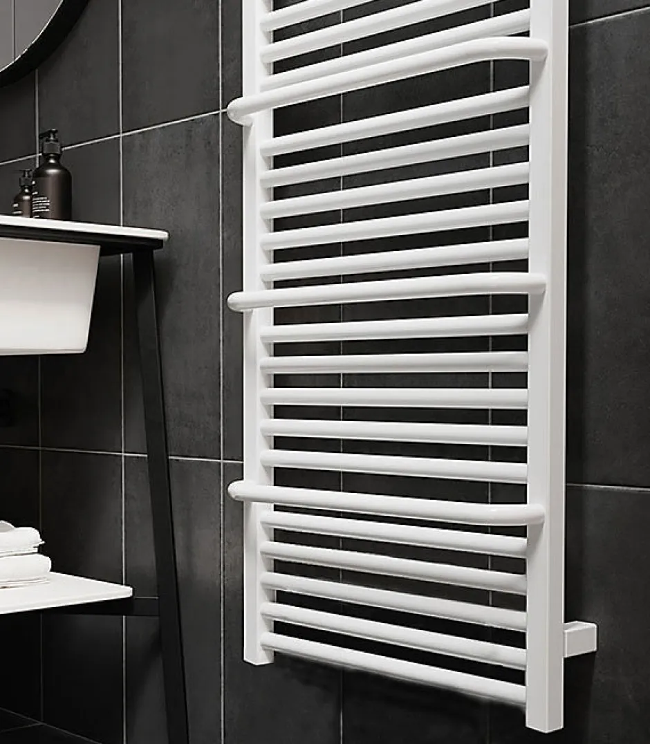 Matisere Sèche-serviette mixte blanc - (HxL) 1460x300mm - 500 Watt - 449 Watt - LIM1460-300Z8B* Sèche-Serviettes Mixte