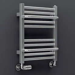 Matisere Sèche-serviette mixte chromé de 1140mm de haut / 600mm de large - 473 Watt - LIM1140/600Z1CRO* Sèche-Serviettes Mixte