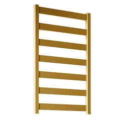Matisere Sèche-serviette mixte doré de 910mm de haut et 300mm de large - 240 Watt - VIV910/300V2BRA