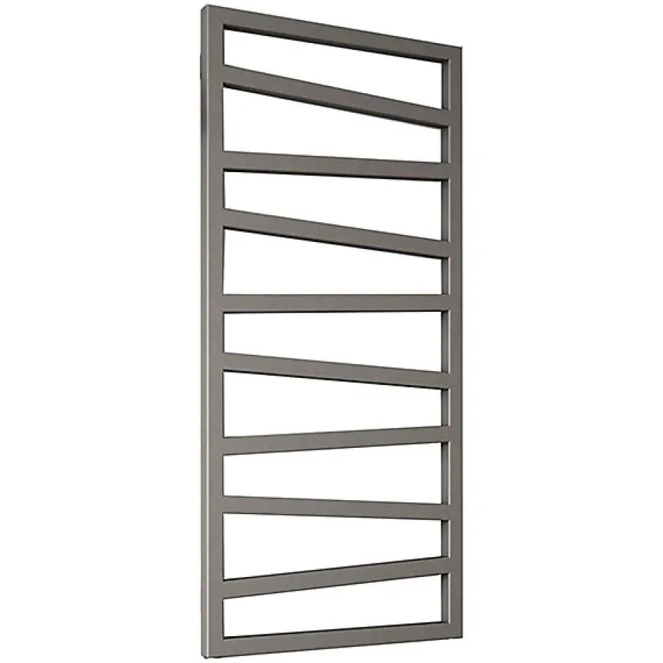 Matisere Sèche-serviette mixte gris de 1780mm de haut et 500mm de large - 627 Watt - ZIG1780/500Z8MST
