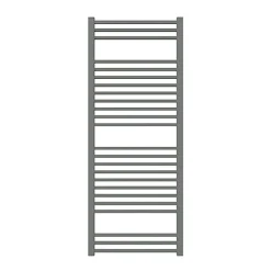 Matisere Sèche-serviette mixte gris de 1260mm de haut et 500mm de large - 503 Watt - BON1260/500Z8MST