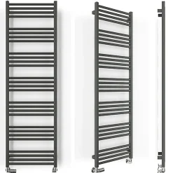 Matisere Sèche-serviette mixte gris de 1620mm de haut 630mm de large - 834 Watt - FIO1620/630Z8RGY* Sèche-Serviettes Mixte
