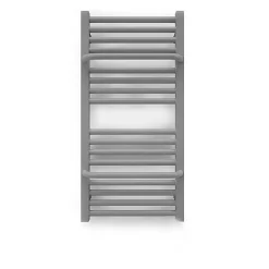 Matisere Sèche-serviette mixte gris de 500mm de haut et 700mm de large - 324 Watt - LIM500/700V27042