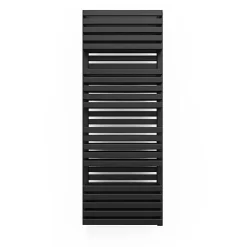 Matisere Sèche-serviette mixte noir - (HxL) 1185x600 mm - 1000 Watt - 1071 Watt - QUA1185-600BV2N* Sèche-Serviettes Mixte
