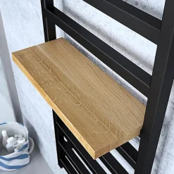 Matisere Sèche-serviette mixte noir - (HxL) 720x500 mm - 300 Watt - 262 Watt - SIM720-500Z8N* Sèche-Serviettes Mixte