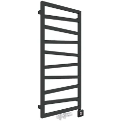 Matisere Sèche-serviette mixte noir - (HxL) 835x500 mm - 300 Watt - 320 Watt - ZIG835-500Z8N* Sèche-Serviettes Mixte