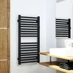 Matisere Sèche-serviette mixte noir - (HxL) 820x600 mm - 500 Watt - 477 Watt - LIM820-600Z1N