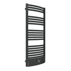 Matisere Sèche-serviette mixte noir - (HxL) 1760x500 mm - 800 Watt - 798 Watt - DEX1760-500PZ1N* Sèche-Serviettes Mixte