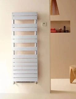 Matisere Sèche-serviette soufflant électrique blanc - HxL : 1698x500mm - 1000 Watt - ROE-170-050/IFS/B* Sèche-Serviettes Soufflant