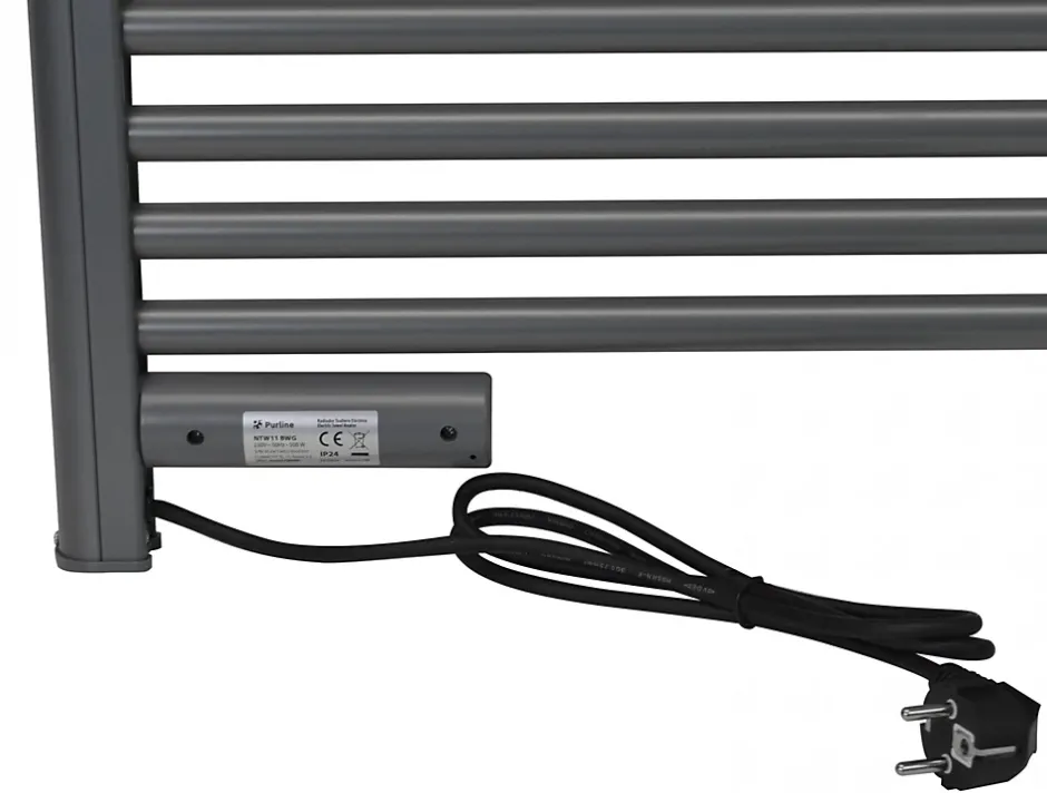 Purline Sèche-serviettes avec minuterie 500W
