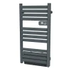 Sèche-serviettes avec soufflerie Mestia gris 500W + soufflerie 1000W* Sèche-Serviettes Soufflant