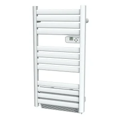 Sèche-serviettes avec soufflerie Mestia blanc 500W + soufflerie 1000W* Sèche-Serviettes Soufflant