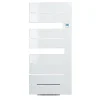 Intuis Sèche-serviettes BALICA avec soufflerie blanc 1500W