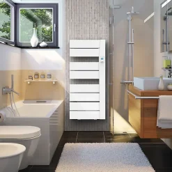 Intuis Sèche-serviettes BALICA avec soufflerie blanc 1500W