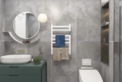 Bain-Bain Sèche-serviettes Blanc DESICO -