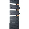 Thermor Sèche-serviettes connecté Allure Virtuose avec soufflerie 1750W Ardoise/Chêne Mat à droite - - 483140