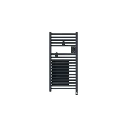 Thermor Sèche-serviettes connecté Riva 5 Etroit avec soufflerie 1300W Ardoise - - 471653
