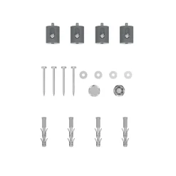 GoodHome Sèche-serviettes eau chaude en acier Aspley argent 413W* Sèche-Serviettes Eau Chaude