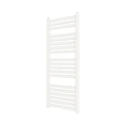 GoodHome Sèche-serviettes eau chaude en acier Aspley blanc 485W* Sèche-Serviettes Eau Chaude