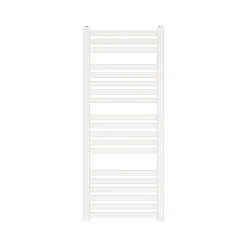 GoodHome Sèche-serviettes eau chaude en acier Aspley blanc 485W* Sèche-Serviettes Eau Chaude