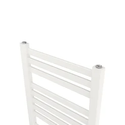 GoodHome Sèche-serviettes eau chaude en acier Aspley blanc 485W* Sèche-Serviettes Eau Chaude