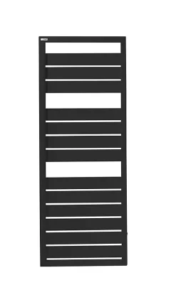 Acova Sèche-serviettes eau chaude en acier Astrakan noir 608W* Sèche-Serviettes Eau Chaude