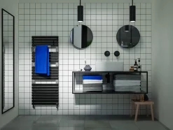 Sauter Sèche-serviettes eau chaude en acier Asama anthracite 715W* Sèche-Serviettes Électrique|Sèche-Serviettes Eau Chaude
