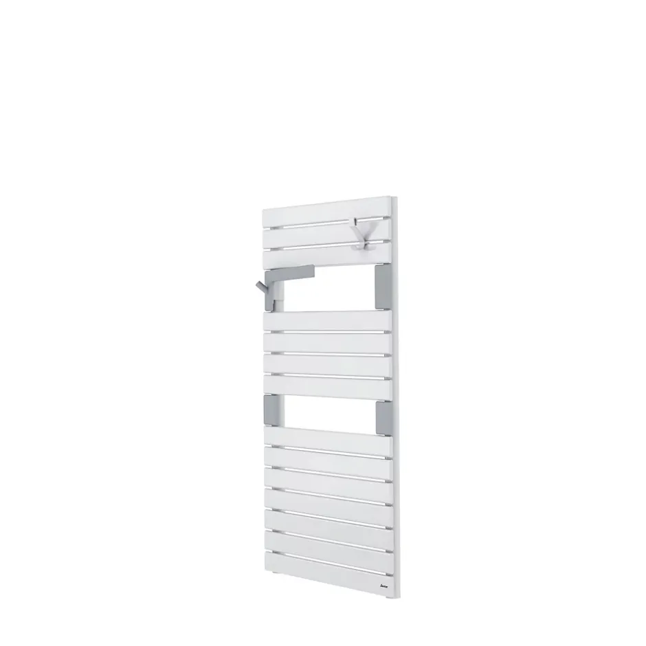 Sauter Sèche-serviettes eau chaude en acier Asama blanc 510W* Sèche-Serviettes Eau Chaude