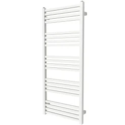 GoodHome Sèche-serviettes eau chaude en acier Duala blanc 20 barres - 438 W* Sèche-Serviettes Eau Chaude