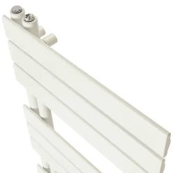 GoodHome Sèche-serviettes eau chaude en acier Boxwood blanc 488W* Sèche-Serviettes Eau Chaude