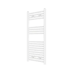 Flomasta Sèche-serviettes eau chaude en acier blanc 411W* Sèche-Serviettes Eau Chaude